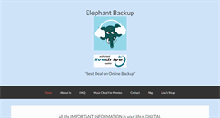 Desktop Screenshot of elephantbackup.com